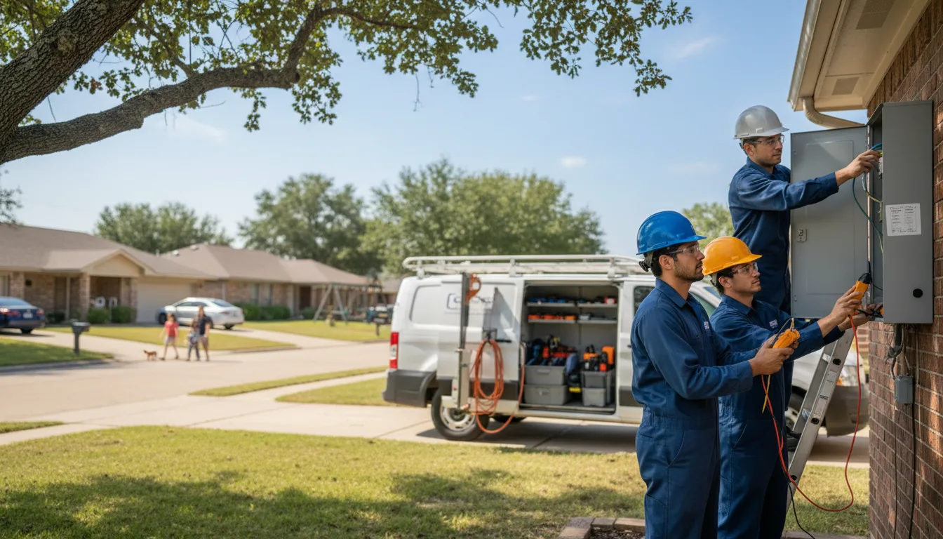 Certified electrician providing emergency electrical services in Bellport, NY